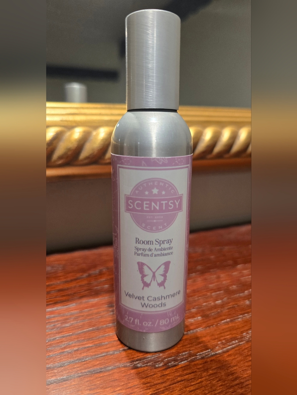 Scentsy Room Spray "Velvet Cashmere Woods"